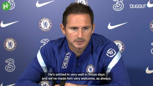 Frank Lampard discusses Chelsea's goalkeeper situation